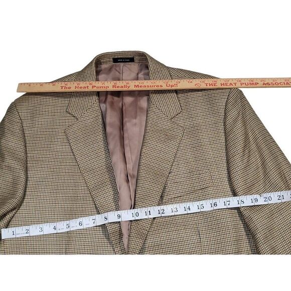 Lauren Ralph Lauren Blazer Men Sz 44 R Wool Silk Multicolor Designer‎ 2 Button - Picture 8 of 9